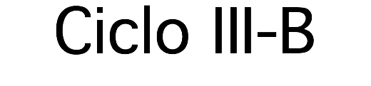 Ciclo III-B